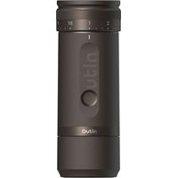 OutIn Fino Macinacaffè Elettrico Portatile a Macine Coniche - Marrone Tundra, 28 Livelli, Macina Inox 7 Stelle