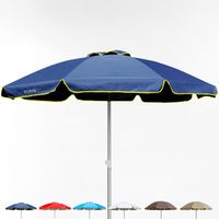 Sonnenschirm 220 cm Aluminium windfester professioneller UV-Schutz Bagnino Fluo - Blau