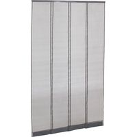 Moustiquaire rideau porte Passages Intensifs - L 100 x H 230 cm Gris
