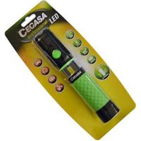 Cegasa torcia professionale led estensibile con luce frontale da 350lm e luce laterale da 120lm - impermeabile ip44 -- impermeabile - alimentata da 4 batterie aaa (non incluse)