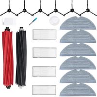 Kit di ricambio FOREHILL per aspirapolvere robot Roborock S8 S8 Plus S8 Pro Ultra, 4 filtri, 6 panni per mocio, 6 spazzole laterali