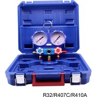 Estuche analizador 2 válvulas R32, R407 y R410 diam. 80