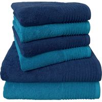Dyckhoff, Set Asciugamani Brillant, 6 pz, Blu (Blau)