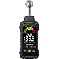 Humidimètre Mur Détecteur Humidité Mur Sans Aiguille – Scanner Béton Plâtre Bois Maçonnerie, Analyse Profondeur 5-40mm, 5 Modes, LCD 3 Couleurs, pour Rénovation Maison Chantier