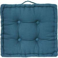 Cuscino da terra Anjali blu anatra 40x40cm - Atmosphera créateur d'intérieur