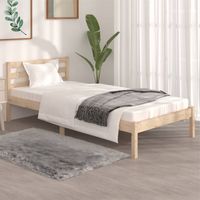 Bed Frame without Mattress 90x190cm Single vidaXL