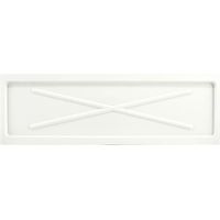 Égouttoir à vaisselle blanc 75x25 cm