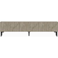 TV-Möbel aus Holz "Oscar" - 180 x 31 x 45 cm - Beige