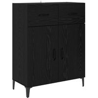Maison Exclusive - Buffet Chêne noir 69,5 x 34 x 90 cm Bois d'ingénierie