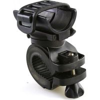 360-degree bicycle flashlight mount, LED flashlight clip, suitable for mountain bikes and regular bikes, firmly attached and convenient to use while riding. MUMU