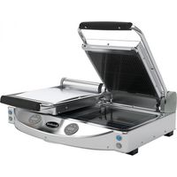 Grill panini double digital vitrocéramique - Lisse et rainurée - SpidoCook