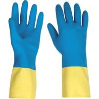 Guante químico bicolor de látex-neopreno Power bicolor SAFETOP (12 pares) 10