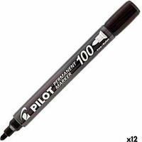 SCA-100 Permanentmarker schwarz (12 Stück) Pilot