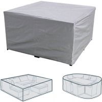 Rechteckige Schutzhülle für Gartenmöbel, aus Polyester, wasserdicht, staubdicht, UV-beständig, für Gartenstühle oder -tische (Abmessungen: 215 x 135 x 75 cm)