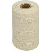 Cuerda de algodón beige - Hilo de cocina de 1 mm, 200 m de hilo de algodón natural - Para elaboración de carne de ave, embutidos, bricolaje y decoración
