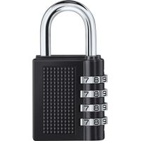 1PCS 4 Digit Combination Padlock, Combination Lock, Number Code Padlock, Combination Lock for Gym, School, Gate, Shed, Garage, Storage, Luggage Lockers and Toolbox