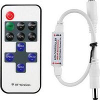 Contrôleur/télécommande pour ruban LED mono couleur 12V