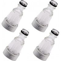 Lot de 4 adaptateurs rapides de tuyau d'arrosage pour filtre à eau accessoires de pompe de nettoyage haute pression utilisé pour les machines de nettoyage haute pression les pompes