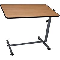 Easy, Tavolino multiuso, Tavolino a rotelle pieghevole, Leggero, Multiuso, Color Legno