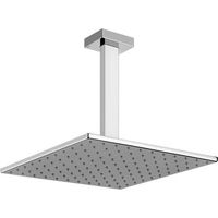 Gessi Rettangolo ducha mural anticalcárea 300x300 mm, con