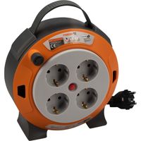Meister Kabelbox H05VV-F3G1,5, IP20 - 5 m Kabel - Thermoschutz-Schalter - Indoor