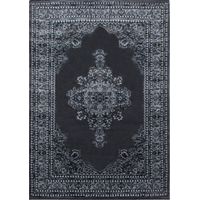 Tapis Salon Chambre Oriental Marocain Classique CASA (Gris - 300x400cm)