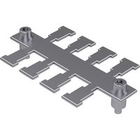 Hebotec 1041-011C Kabelabfangschiene Edelstahl 1 St.