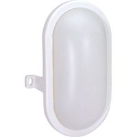 Hublot LED Ovale Blanc, 8W, 950 lumens, IP54, 4000K blanc-neutre - Tibelec