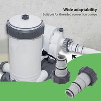 Raccord pour Pompe avec Douille, Adaptateur de Raccordement de Robinet pour Pompe à Connexion Filée