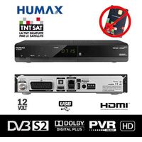 HUMAX TN7000 DEMODULATEUR SATELLITE HD SANS CARTE TNTSAT SUR ASTRA 19.2°