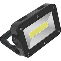 HEPO.LINTERNA LED RECARGABLE PROYECTOR C/ASA 5W+3W NEGRA