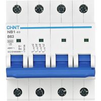 Chint 179727 NB1-63 4P B13 6kA DB Leitungsschutzschalter 4polig 13 A 240 V, 415 V