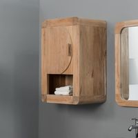 Mueble para cuarto de baño armario de baño de teca Retro 44 cm