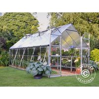 Serra in policarbonato Balance 11,8m², Palram/Canopia, 2,44x4,87x2,29m, Argento - Dancover