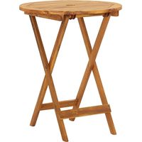Mobilier de bistro pliable 3 pcs Mobilier de jardin Bois d'acacia solide