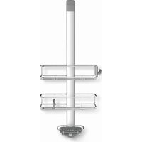 Simplehuman - Wand-Duschablage, verstellbar, Edelstahl BT1101