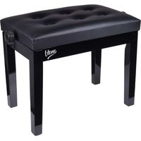 V-TONE ŁAWA 1 banco para piano negro madera maciza cómodo