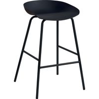 Chaise de comptoir design noir. Collection SIRA
