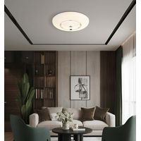 Deckenleuchte LED Deckenlampe CCT Metall weiß matt Memoryfunktion D 59 cm