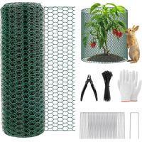 Filet de protection pour plantes de 12,2 m x 40,6 cm — Cage de protection pour plantes d'extérieur, filet de protection pour animaux