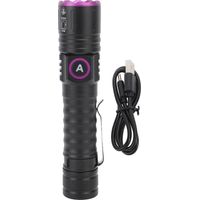 Ortviai Lampe UV 395 nm rechargeable par USB – Torche portable détectant les taches d’urine animale, résines et minéraux