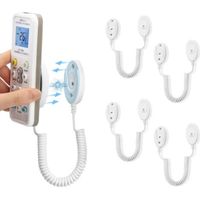 4er-Pack Magnethalterung, Federseil, Klebehalterung, Fernbedienungsaufbewahrung, Wandhalterung