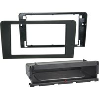 Support autoradio compatible avec Audi A3 03-12 Avec vide poche Induction Qi Noir