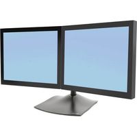 Ergotron DS Series DS100 Dual Monitor Desk Stand, Horizontal 61 cm 24 pollici Scrivania Nero