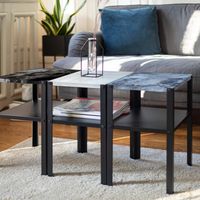 Film adhésif décoratif pour meuble Marbre 200 x 45cm Gris, or