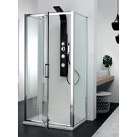 Box doccia FPB40 cristallo 6 mm trasparente 90x70x90 con profilo