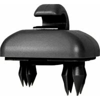 Set di 2 ganci per aletta parasole auto compatibili con Audi A1 A3 A4 A5 Q3 Q5 (8E0 857 562) A7 B6 B7 B8 S4 S5, neri