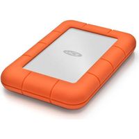 Disque dur externe - LACIE - Rugged Mini LAC9000298 - 2 To - 5400 trs/min - 3.2 Gen 1 - Orange / Argent