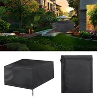Telo di copertura per tavolo e sedie da giardino – tessuto Oxford impermeabile – parasole – dimensioni 123x123x74 cm