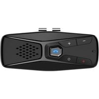 Kit mains libres pour pare-soleil de voiture avec clip arrière, kit mains libres Bluetooth avec microphone et haut-parleur C